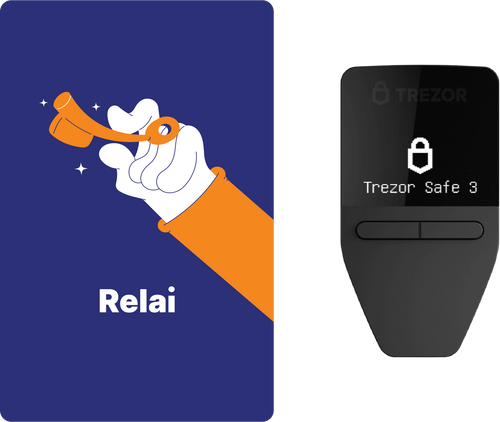 CRYPTOTAG Loki | Relai Edition + Trezor Safe 3