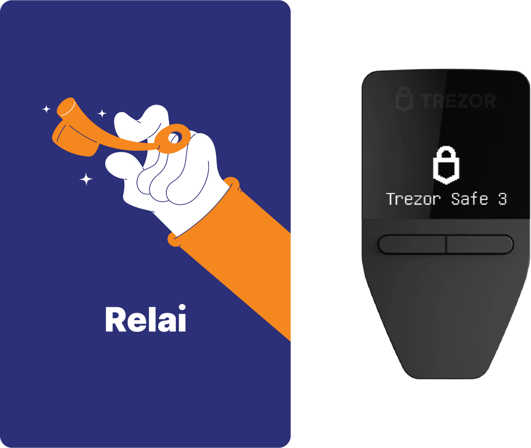 CRYPTOTAG Loki | Relai Edition + Trezor Safe 3