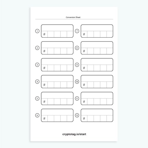 Service Part - Conversion Sheet Zeus